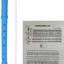 Soprano Recorder 8 Hole Classic German Style Descant Flute Musical Instruments + Cleaning Rod + Instruction for Beginners School Graduation Gift (Blue)