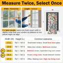 3 x Rainbow Window Privacy Film Decorative, 3D Decals Stained Glass Clings, Static Cling Sticker, Suncatcher Windows Cover Tint for Home, 17.5 Inch x 78.74 Inch