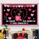 Valentines Day Bulletin Board Decorations - Shejdgart Black History Month Classroom Decorations Set Black Girl Paper Cutouts Bulletin Board Decor School Office Wall Chalkboard Decor Supplies