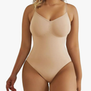SHAPERX Women's Shapewear Bodysuit Tummy Control Body Shaper Seamless Sculpting Snatched Waist Body Suit, L/XL