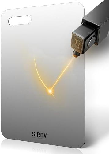 Titanium Cutting Board, 100% Pure Titanium Cutting Boards For Kitchen, Best Non Toxic titanium chopping board, Dishwasher safe, Hygiene and Durability for Meat, and Vegetables (12L*8W)