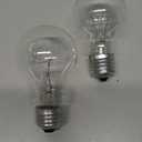 Hoimuv 100 Watt Incandescent Light Bulbs, A19 100 WATT Incandescent Bulb Shatter Resistant Rough Service Light Bulb 100 WATTS A19 Shape, E26 Standard Base 2 Pack