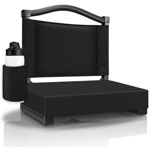 HABUTWAY Stadium Seats with Back Support and Thick Cushion Bleacher Seats with Backs and Cushion Wide, Stadium Chairs Include Shoulder Strap and Pocket, Perfect for Sports Events