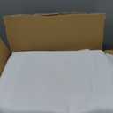 Dailyset 10-Pack White Tablecloths for Rectangle Tables, 60 x 120 Inches, Stain-Resistant Polyester Fabric for 6 Foot Tables - Washable Table Covers for Weddings, Banquets, Birthday, Parties, Events