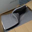 Wedge Pillow, 5 inch Bed Wedge Pillow for Sleeping, Snoring, Back Support, After Surgery, Removable Washable Cover (Grey-White)