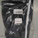 Mens Post Surgery Tearway Pants 2 Side Zippers Basketball Pants Sweatpants (Black, XXL)