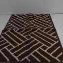 OLANLY Indoor Door Mat, 36x24 Inch, Dirt Resistant and Absorbent, Non-Slip Rubber Backing Floor Mats, Easy Clean Low-Profile Doormat for Entryway, Front Door, and Inside Entrance, Coffee