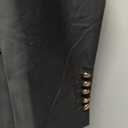 Men's Slim Fit 2 Piece Suit Double Breasted Business Wedding Prom Tuxedo Suits Blazer & Pants Set (Black, EU 58 UK 48, Pants - 42)