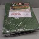 2 x ZOBER Underbed Christmas Ornament Storage Box - Stores 64 3" Ornaments, With Dividers - Tear Proof 600D Oxford Fabric, Ornament Organizer Storage Box, Durable Christmas Containers Holder - Green