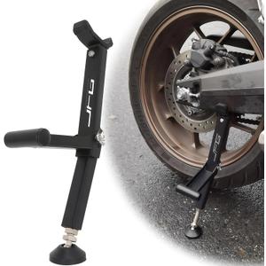 Motorcycle Rear and Front Wheel Lift Stand Trail Stand Easy And Portable-Second Generation New Design for Most Motorcycle Wheels (Black)