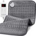Heating Pad for Back, Neck, and Shoulder Pain Relief, Electric Heat Pad with 6 Heat Levels, Moist Heat Option, Auto Shut-Off, Birthday Christmas Gifts for Women Men Mom Dad Grandma, Gifts for her