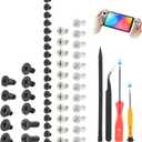 46PCS Full Screws Set for Nintendo Switch OLED Screw Replacement Console Head Accessories Parts with Repair Tools
