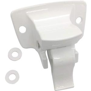 3314067.004B Bottom Bracket Assembly Wall Mount Bracket for RV Camper Trailer White (3314067.004B (1 PCS))