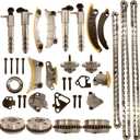 9-0753SVVT Engine Timing Chain Kit with Solenoid Valve for Buick Cadillac Chevrolet GMC Pontiac Saab Saturn Suzuki Acadia Traverse Enclave Caprice Equinox 2006-2015; 9-0753S w/VVT