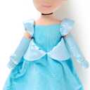 Jay Franco Kids Plush Pillow Buddy - 20 Inches Ultra-Soft Stuffed Plushie & Cozy Pillow, Official Licensed Product, Blue - Princess, Cinderella