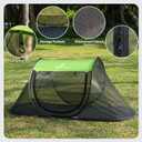 Sportneer Pop-Up Mosquito Net Tent, Instant Setup Camping Shelter for Cot or Ground, Breathable Mesh Bug Screen, Lightweight Portable Bed Canopy for Outdoor Indoor Adults Kids(86.6x33.5x35.4 in)