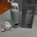 Portable Bottle Warmer Extended Battery Life - Dual Heating Modes for Breast Milk & Water, 17 Ounces, Fast Heating, Ideal for Travel, Outdoor, Baby Shower, Green