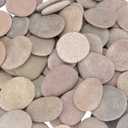 About 100 Pcs Painting Rocks, 2.2"-3.5", Flat, Smooth - River, Craft, DIY Stones, 18 Pounds