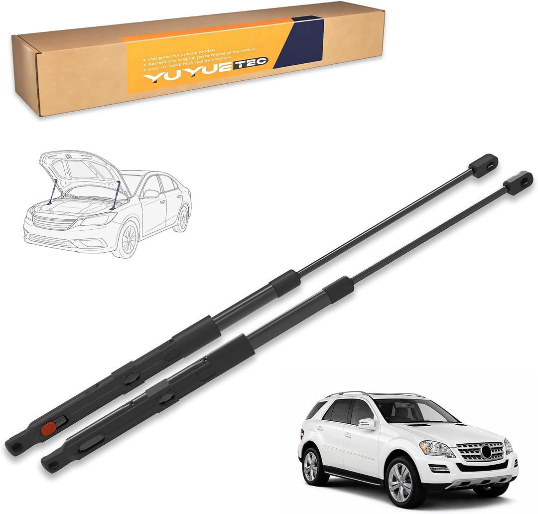 Lift Supports Hood Struts Mercedes ML W164 OE 1648800029 1648800129 2PCS