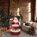 Santa Inflatable Cooler -Christmas in July Decorations Holiday Party Supplies Inflatable Cooler - Keeps Up to 72 Drinks Cold - 24" x 28" in - Yard Decoration (Santa)