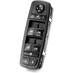 2014 2015 2016 2017 2018 Grand Cherokee Window Switch Driver Side,Master Window Lifter Control Front Left Door Lock Button for Grand Cherokee 68184803AA,68184803AB,68184803AC(W/Power Folding Mirror)