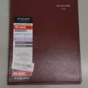 AT-A-GLANCE 2026 Appointment Book Planner, Weekly, 8" x 11", Large, Quarter-Hourly, DayMinder, Burgundy (G5201426)