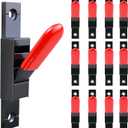 Adjustable European Mount Skull Hanger 12 Pack, Deer Skull Mount Hanger with Silicone Protector for Indoor Outdoor Home Deco