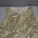 Sparkly Sequin Latin Dance Dress for Women Tassel Fringe Ballroom Dress Flapper 1920s Salsa Tango Jazz Halloween Rave Outfits (Gold, XXXL)
