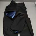 Women Sauna Suit Sweat Shirt Slimming Vest Hot Top Jumpsuit Shapewear, Armpit and Crotch Mesh (Large, Blue Lining)