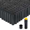 150 Pcs 5.5g Twist-up Lip Balm Tubes,Empty Plastic Chapstick Containers Rotatable Deodorant Sample Containers for DIY Lipsticks,Lip Gloss,Homemade Solid Perfume,Suitable for Filling Tray,Black