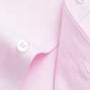 J.VER Men's French Cuff Dress Shirts Regular Fit Long Sleeve Spread Collar Metal Cufflink (Pink)