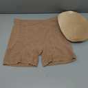 Lu's Chic Women's Padded Shapewear Shorts Hip Padding Lifter Panties Mesh Body Shaper Shorts Shapewear (Beige, S)