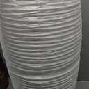 Uonlytech Paper Floor Lamp Shade Replacement, Foldable Standing Lampshade Japanese Style Paper Floor Light Cover Accessories for Bedroom Floor Light, White