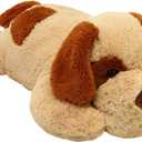 YESGIRL 26.8 inch 5 lbs Dog Weighted Stuffed Animals, Large Weighted Plush Animal, Cute Plush Toy Pillow, Gifts for Adults, Kids, Boys and Girls