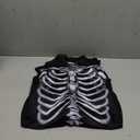 Women's Skull Skeleton Halloween Costume Jumpsuit Bodysuit Cosplay Bodysuit Outfit, L