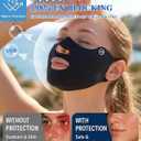 Cooling Face Mask, UV Protection Outdoor Cover Breathable Half Mask