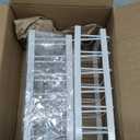 Tomorotec Dish Plate Storage Drainboard 2-Pack, Alloy Steel Kitchen Pot Lid Holder Dish Plate Drying Rack Drainer Stand Multifunctional Cabinet Organizer