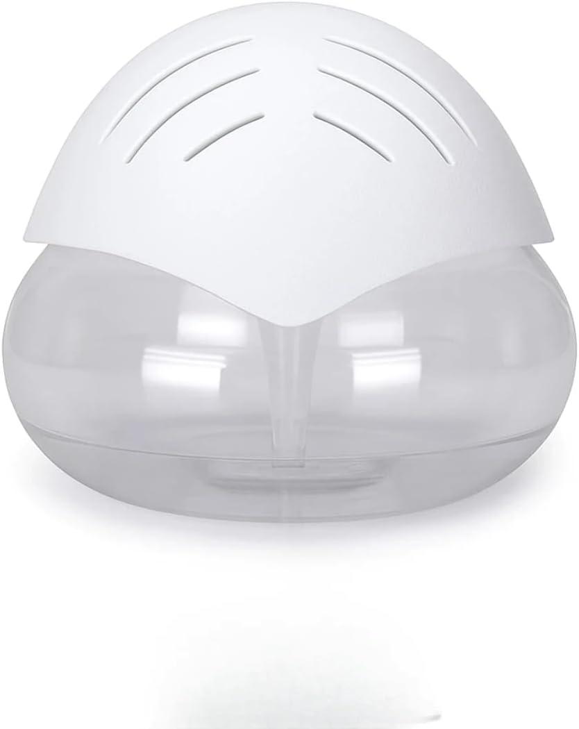 Air Purifier (White) - Water Filter Air Washer For Home and Office - Essential Oil Aroma Diffuser With LED Night light - Small Air Cleaner For Smoke and Pets, White 