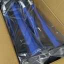 VIVOHOME Stadium Seats with Back Support and Cushion, 2 Pack Portable Bleacher Chairs with Cup Holder and Shoulder Strap