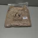 FUNYYZO 2025 Womens Pull On Pants Elastic Waisted Casual Wide Leg Long Lounge Trousers with Pocket Beach Wear Light Khaki (S)