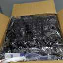 4FT x 6FT Black Shimmer Wall Backdrop,Shiny Sequins,24PCS Sequins Backdrop Decoration Panels, Glitter Bling Photo Background Decorations for Birthday Party Wedding Engagement Anniversary Graduation