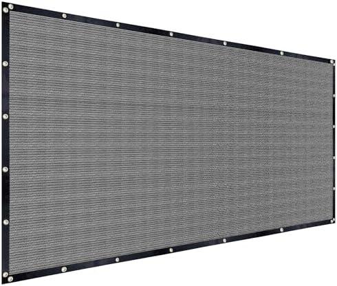 FAIR WIND Shade Cloth 90% Sun Shade Fabric Privacy Screen Shade Cover Patio Canopy with Grommets Shade Net for Garden Outdoor Pergola 10 x 12 FT - Grey