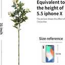 Artificial Plants,3Pcs 31inch Green Faux Stems for Vase,Fake Flowers Faux Branches Artificial Plants & Flowers for Home Decor (3, Kalanchoe)