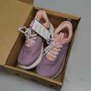 FitVille Extra Wide Shoes for Women, Hands Free Slip On Sneakers Lightweight Wide Walking Shoes Arch Support Comfortable Orthopedic Shoe for Standing All Day - ZephyrLite V4 (Mauve/Pink)  7W