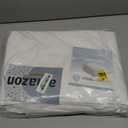 Textile Supply White Fitted Sheet Twin 36x80x9 Inches 3-Pack Poly Cotton Blend 180 Thread Count Durable Breathable Easy Care Bottom Sheets for Hospitals, Hotels, Healthcare, Spa