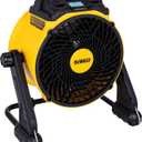 DEWALT 16'' Air Purifier Shop Fan with HEPA Filter, Industrial Fan Heavy Duty 4000CFM with PM2.5 Sensor, 360 Tilt, Captures Dust, Debris & Particles, for Jobsite, Workshop and Garage