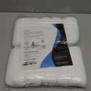 Premium Boot & Shoe Covers Disposable Booties - 100 Pack - Durable, Non-Slip, Non-Toxic, Water Resistant, Recyclable Protectors for Indoor & Outdoor - Large Size Fits Most Shoes (White)