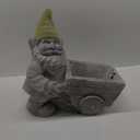 The Joy of Gardening Mossy Planter Gnome Statue