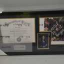GraduationMall Class of 2025 Graduation Shadow Box Frame for 8.5x11 Diploma & 4x6 Photo with Graduation Cap & Tassel Holder Wood Display Case (15x27-Black Mat)