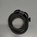 Master Lock Cable Lock, Set Your Own Combination Bike Lock, 6 ft. Long, Black, 8122D